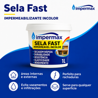 Sela Fast Impermax 1L - impermeabilizante incolor